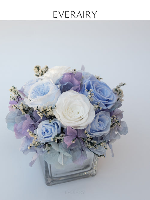 Azure Reverie - Preserved Flower Arrangement - Medium