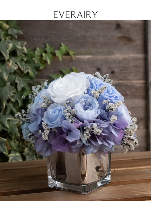 Azure Reverie - Preserved Flower Arrangement - Large