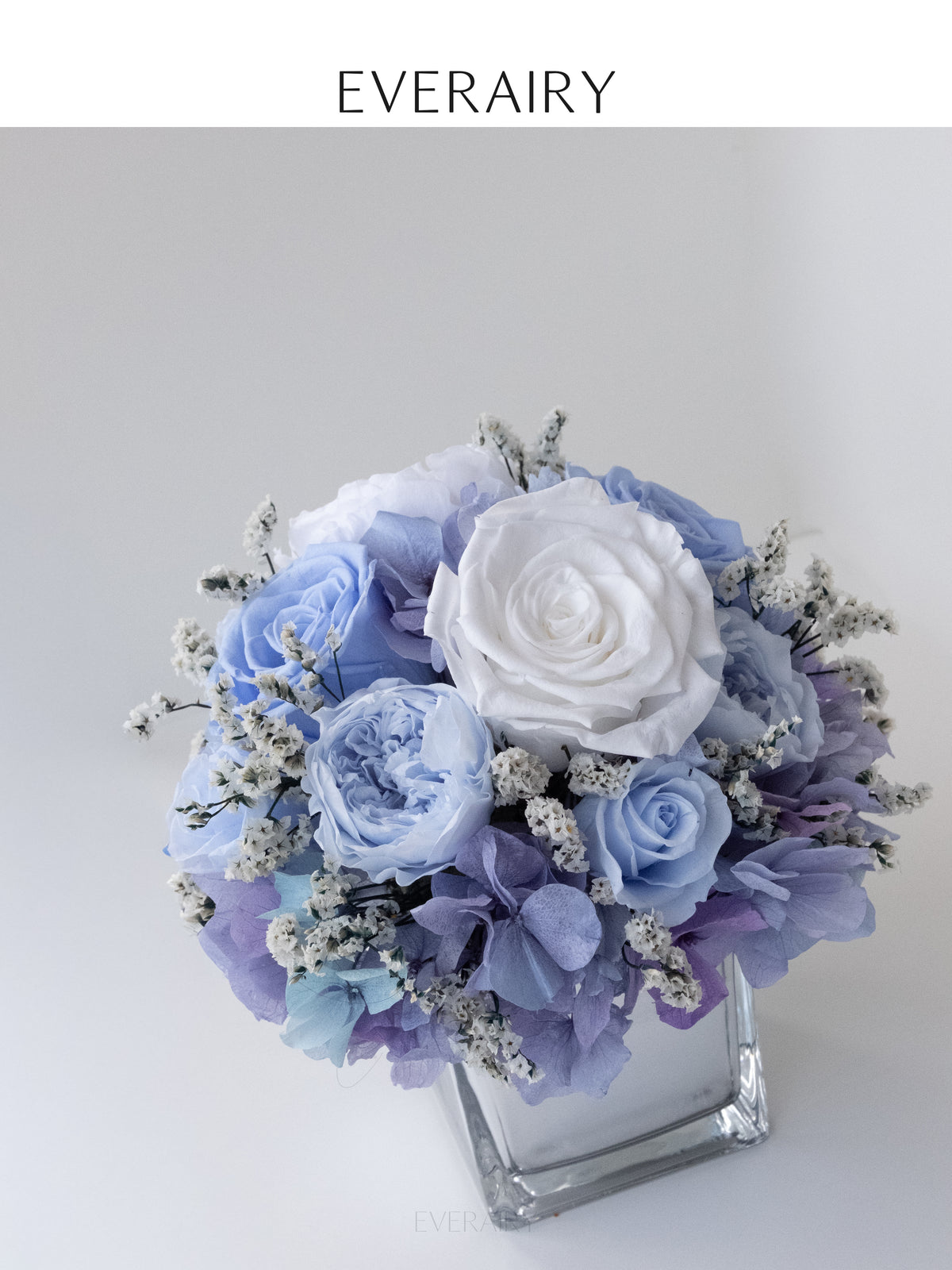 Azure Reverie - Preserved Flower Arrangement - Large