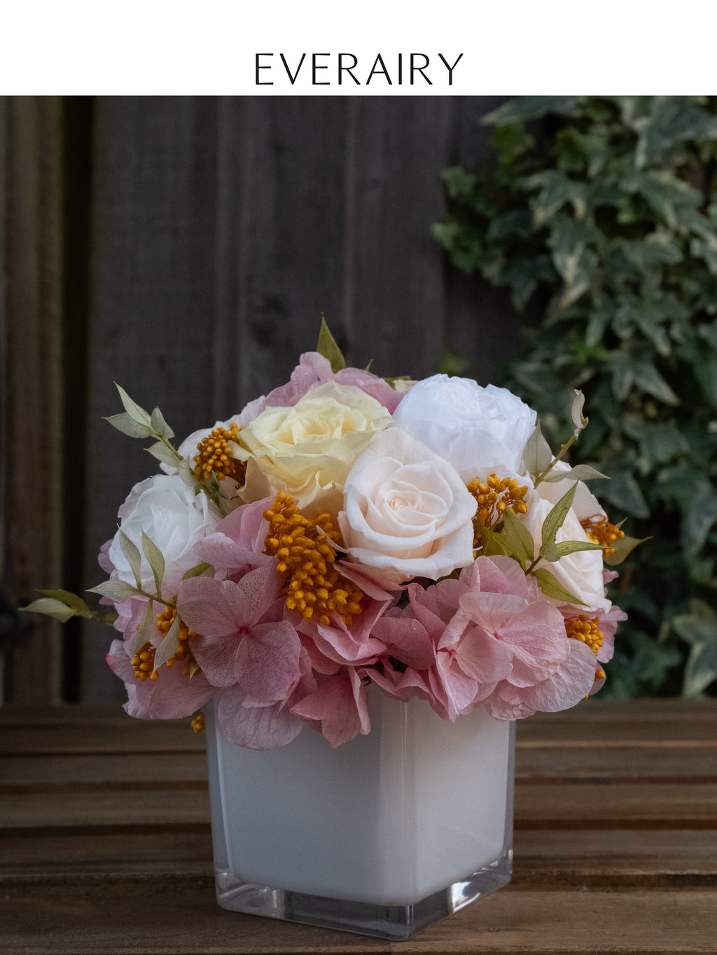 Sunlit Blush - Preserved Flower Arrangement - Large