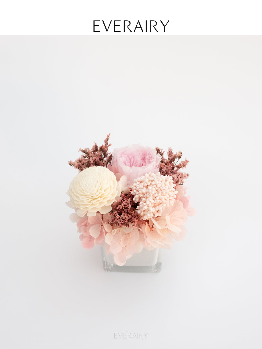 Blush Solace - Preserved Flower Arrangement
