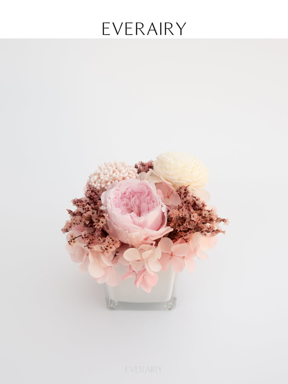 Blush Solace - Preserved Flower Arrangement