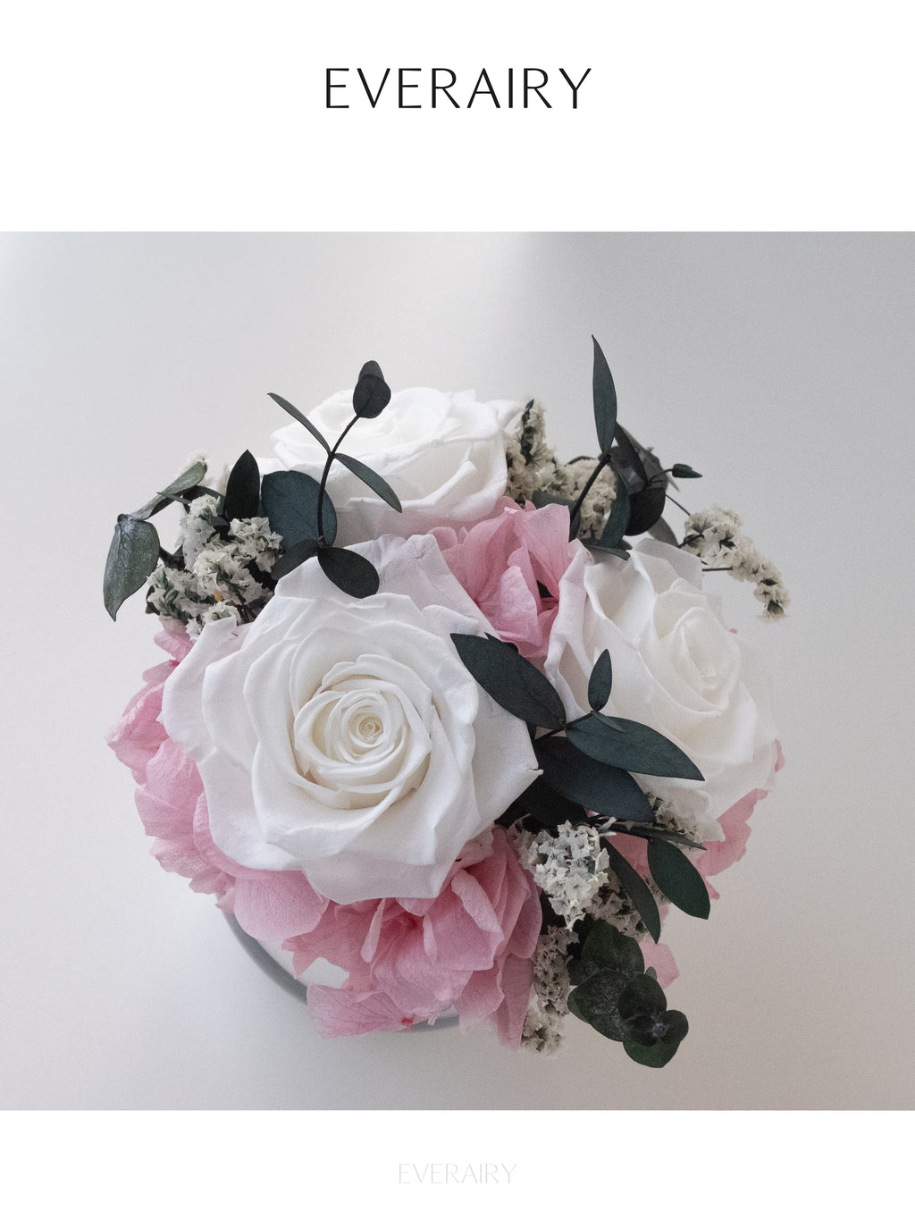 Ivory Halo - Preserved Flower Arrangement