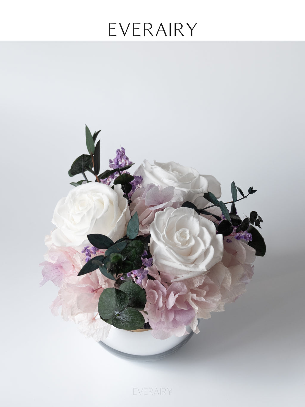 Blush Veil Trio - Preserved Flower Arrangement