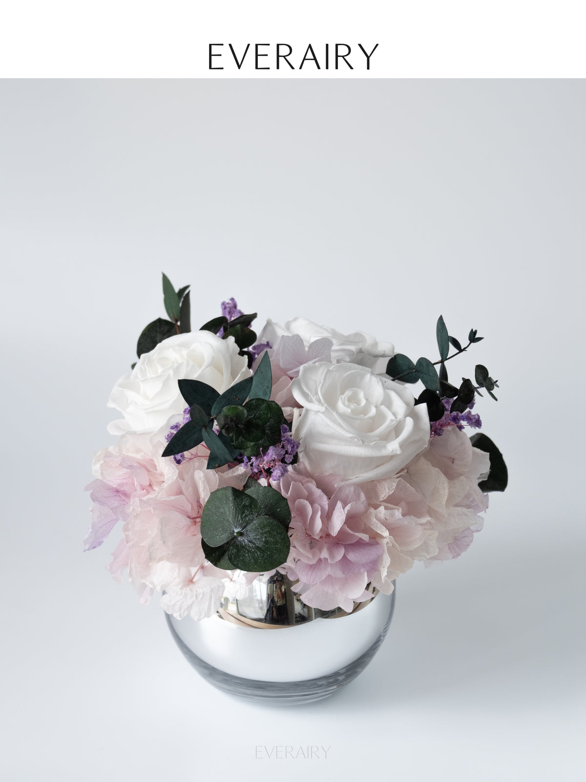 Blush Veil Trio - Preserved Flower Arrangement