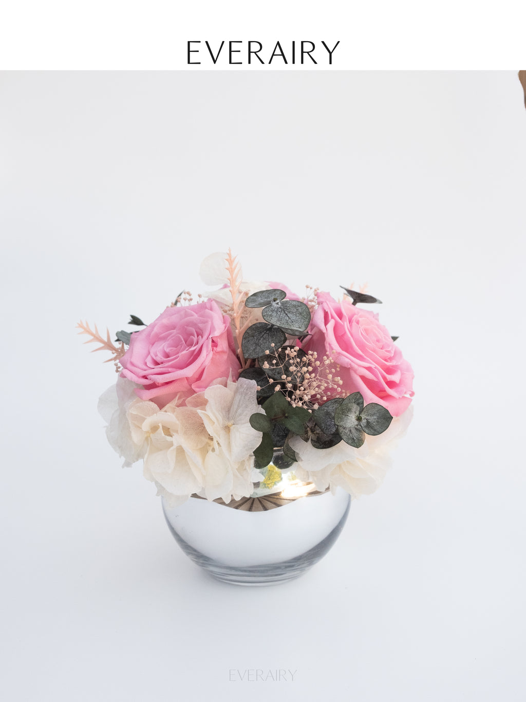 Blush Halo - Preserved Flower Arrangement