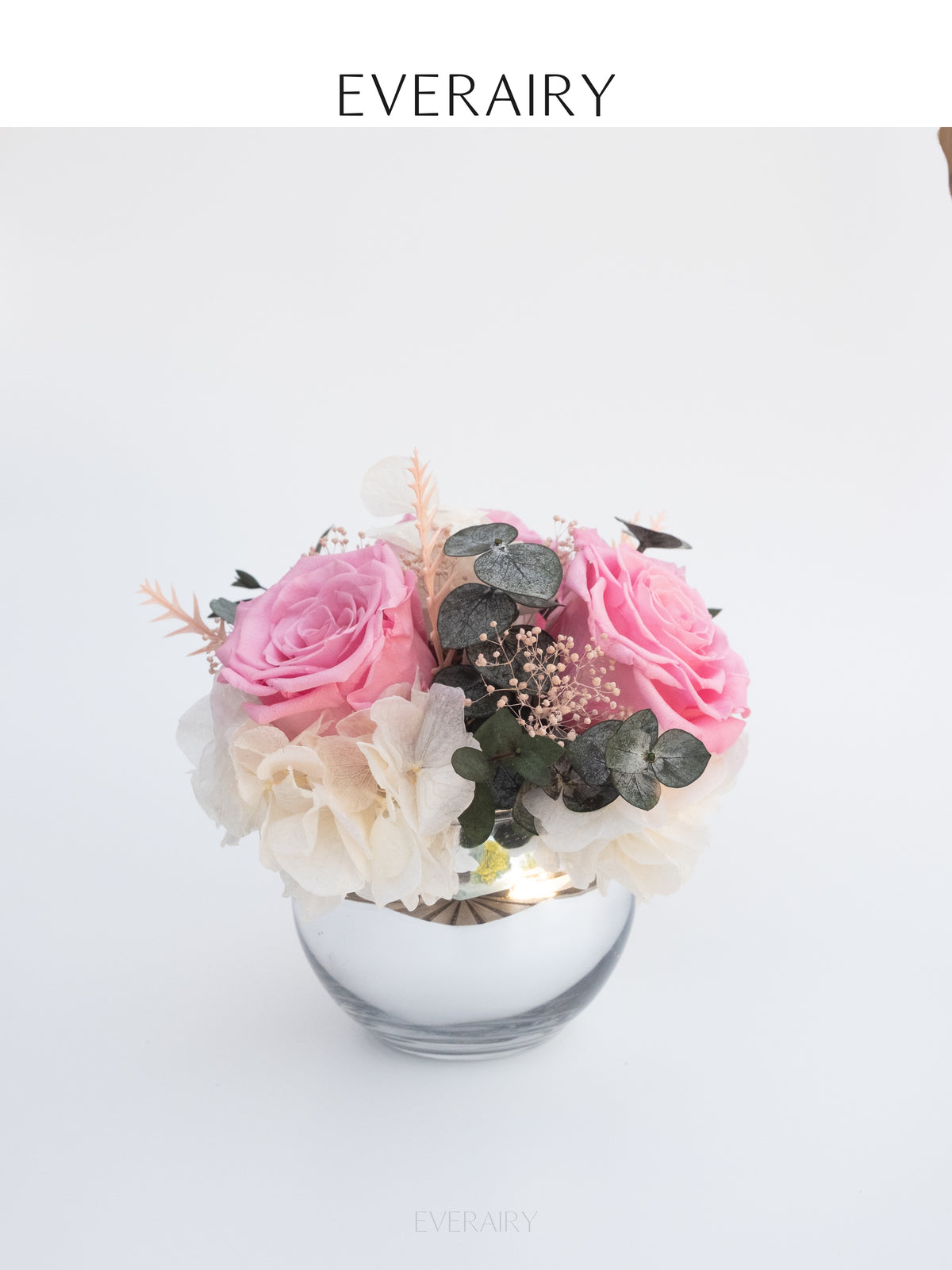 Blush Halo - Preserved Flower Arrangement