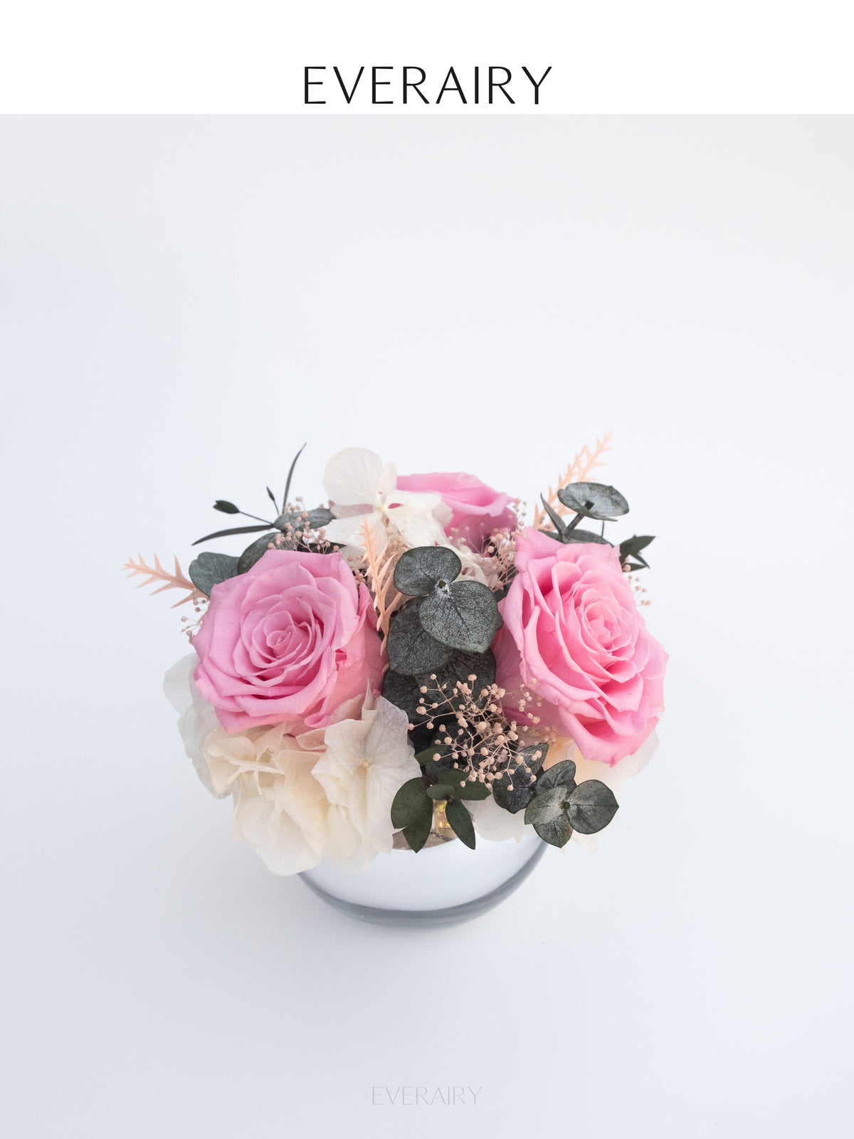 Blush Halo - Preserved Flower Arrangement