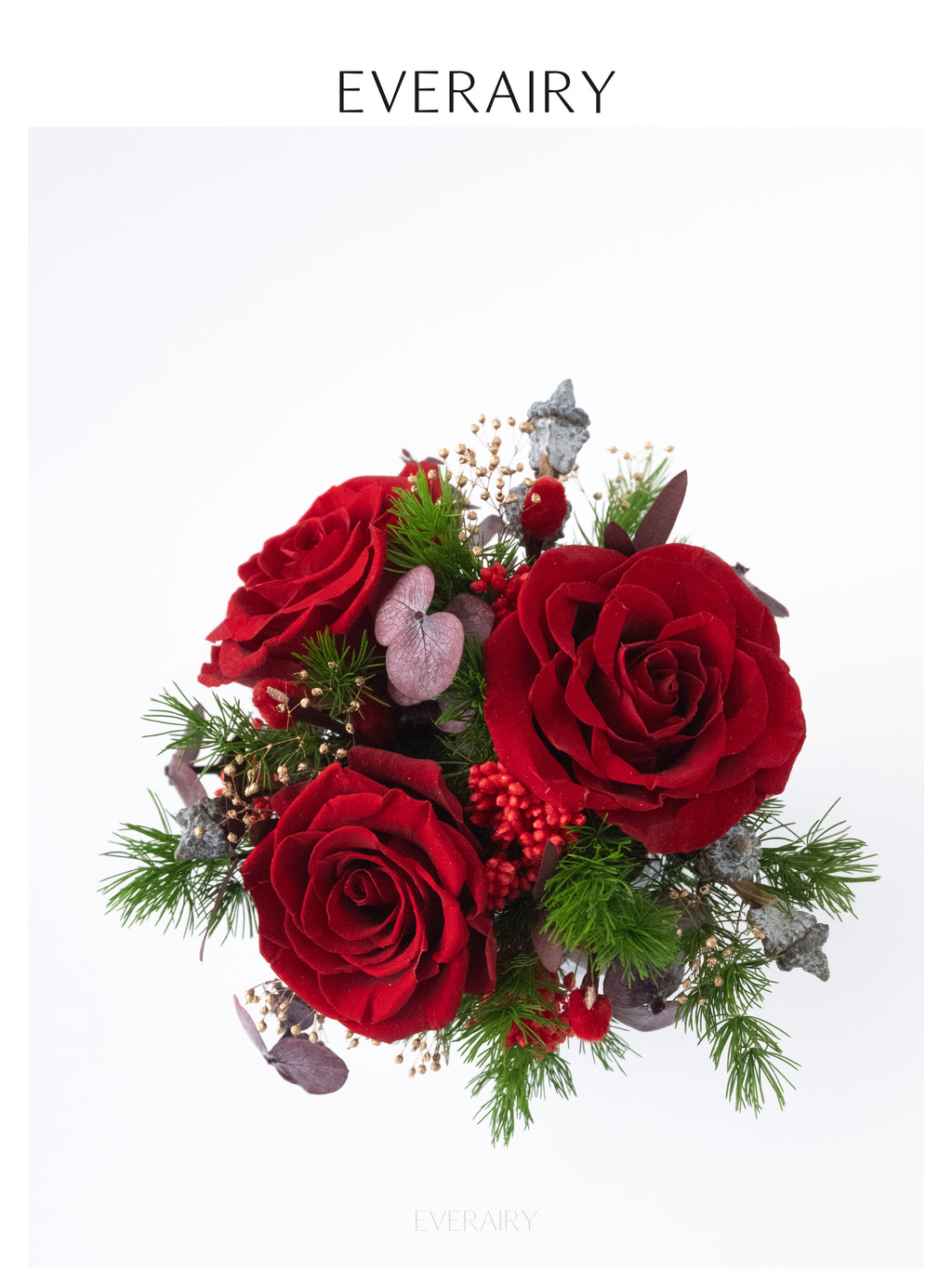 Scarlet Noël - Preserved Flower Arrangement