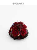 Garnet Dish - Preserved Flower Arrangement