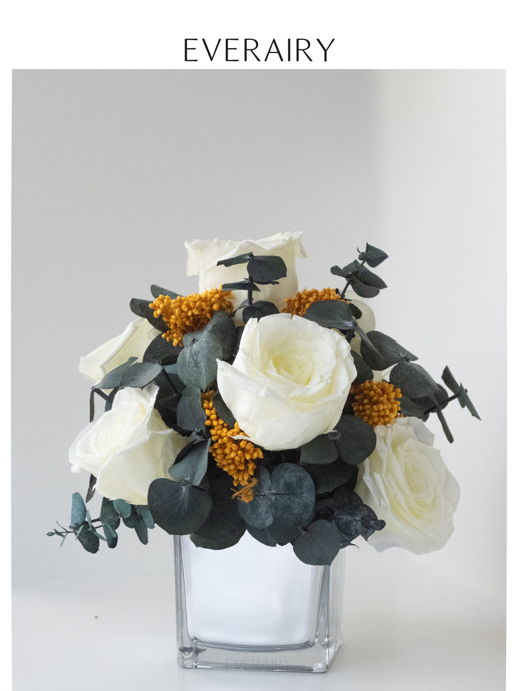 Lemon Radiance - Preserved Flower Arrangement