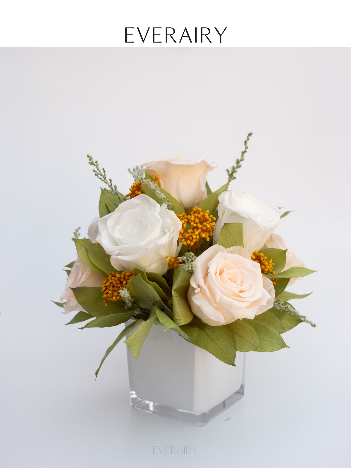 Champagne Parterre - Preserved Flower Arrangement