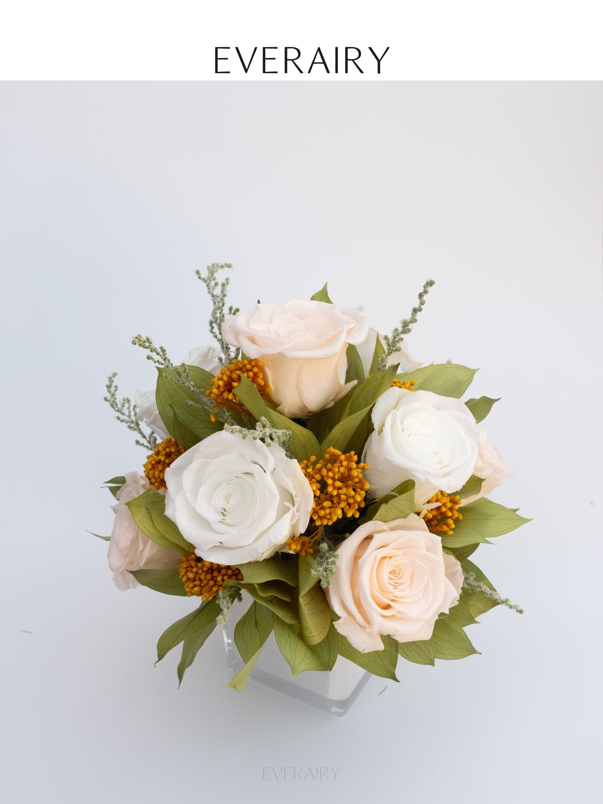 Champagne Parterre - Preserved Flower Arrangement