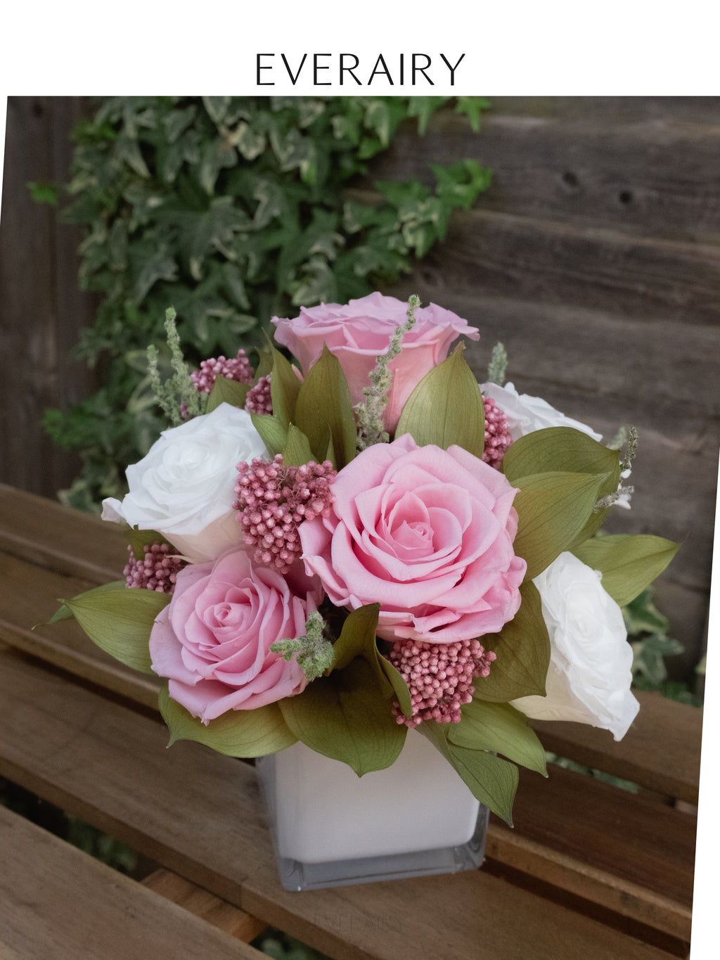 Blush Parterre - Preserved Flower Arrangement