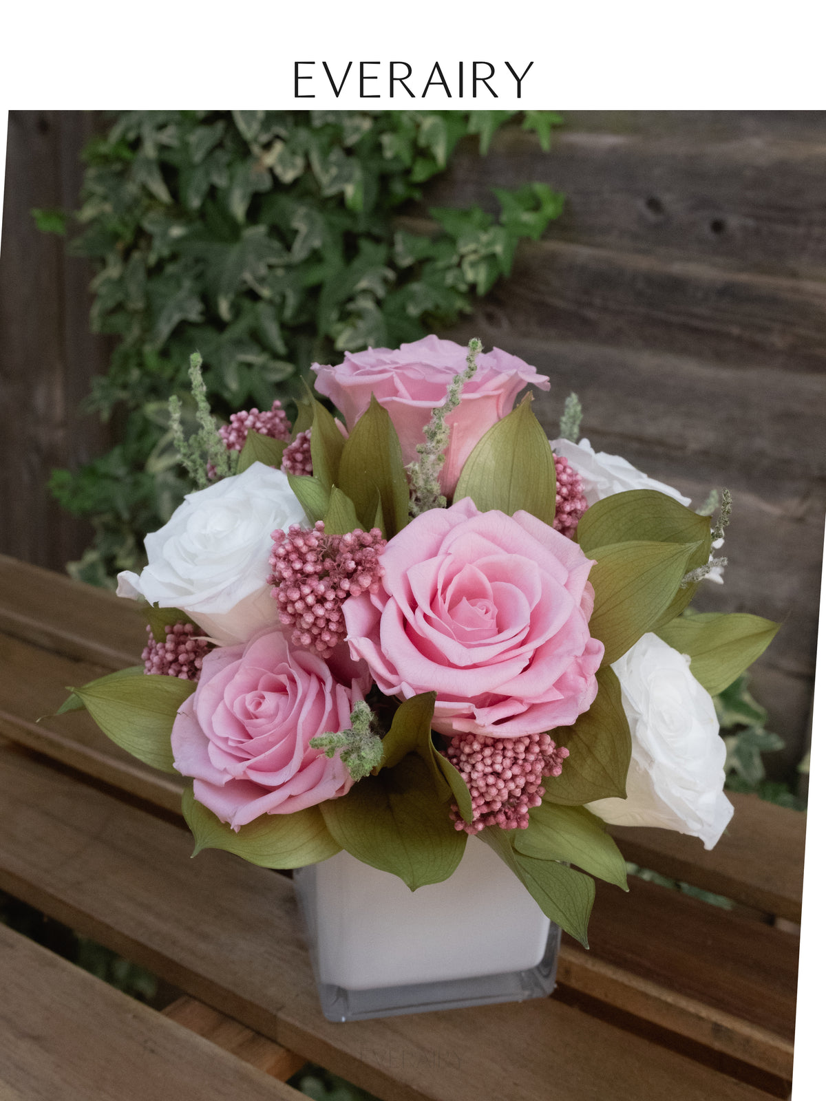 Blush Parterre - Preserved Flower Arrangement