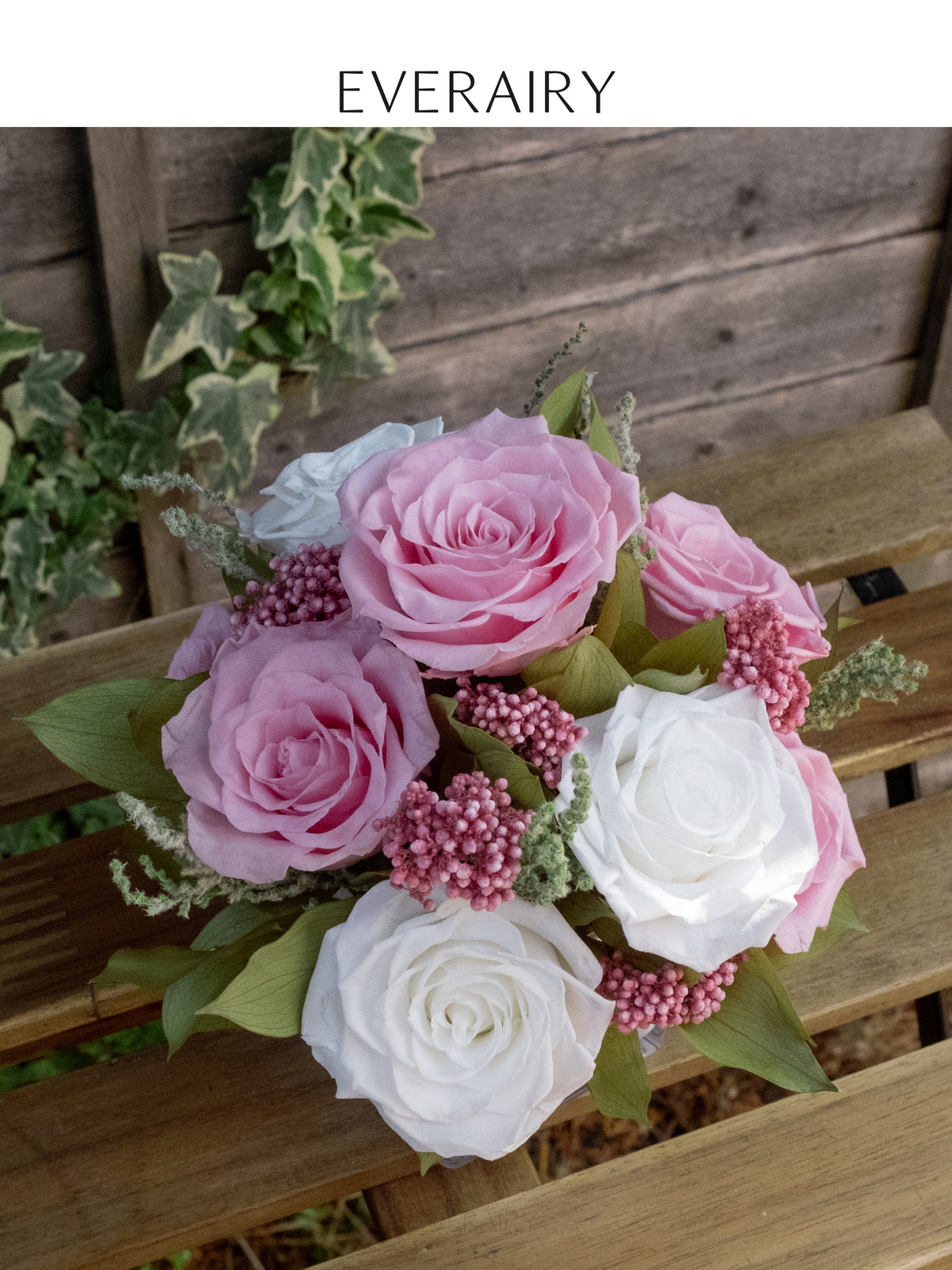 Blush Parterre - Preserved Flower Arrangement