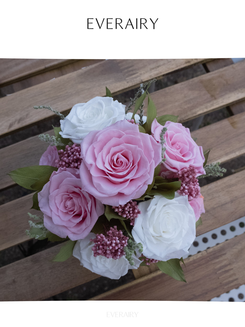 Blush Parterre - Preserved Flower Arrangement