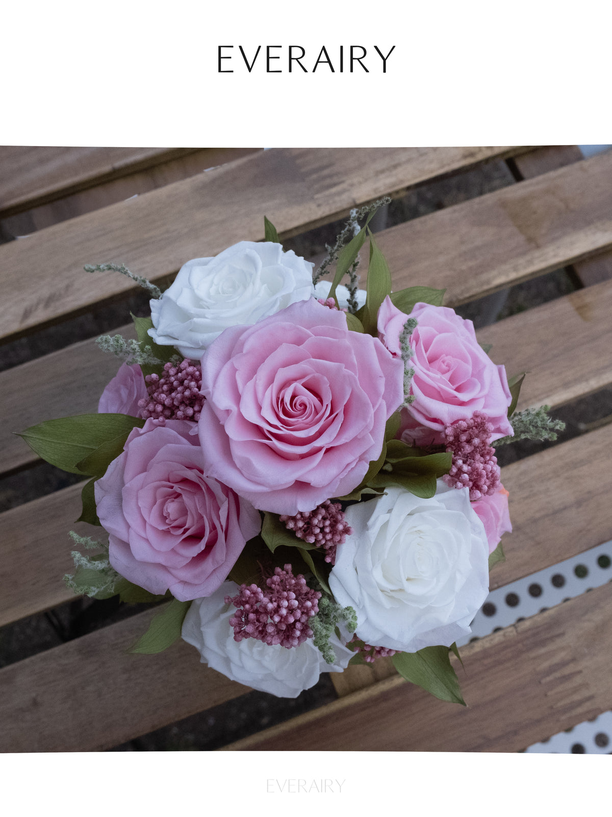 Blush Parterre - Preserved Flower Arrangement