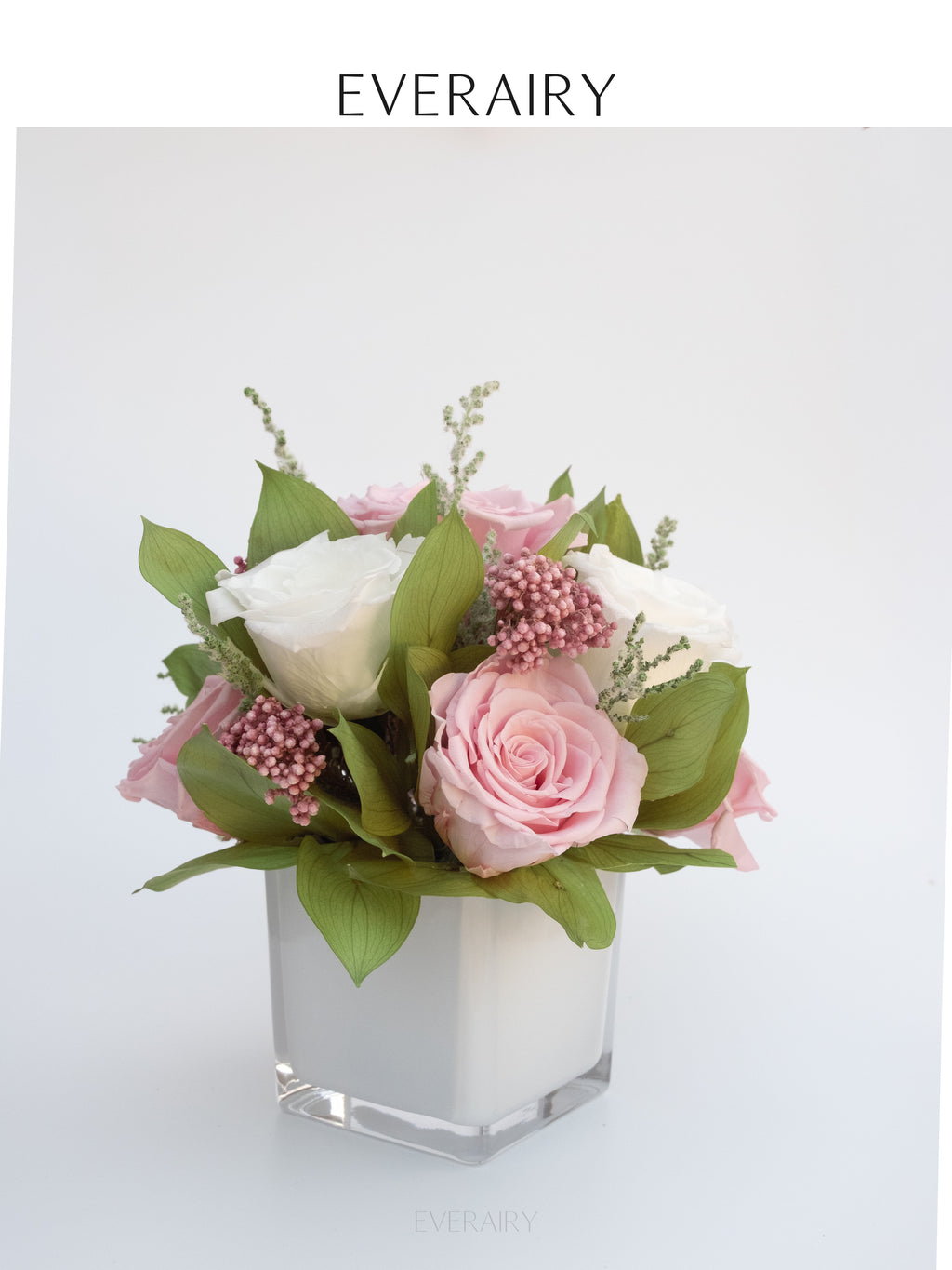 Blush Parterre - Preserved Flower Arrangement