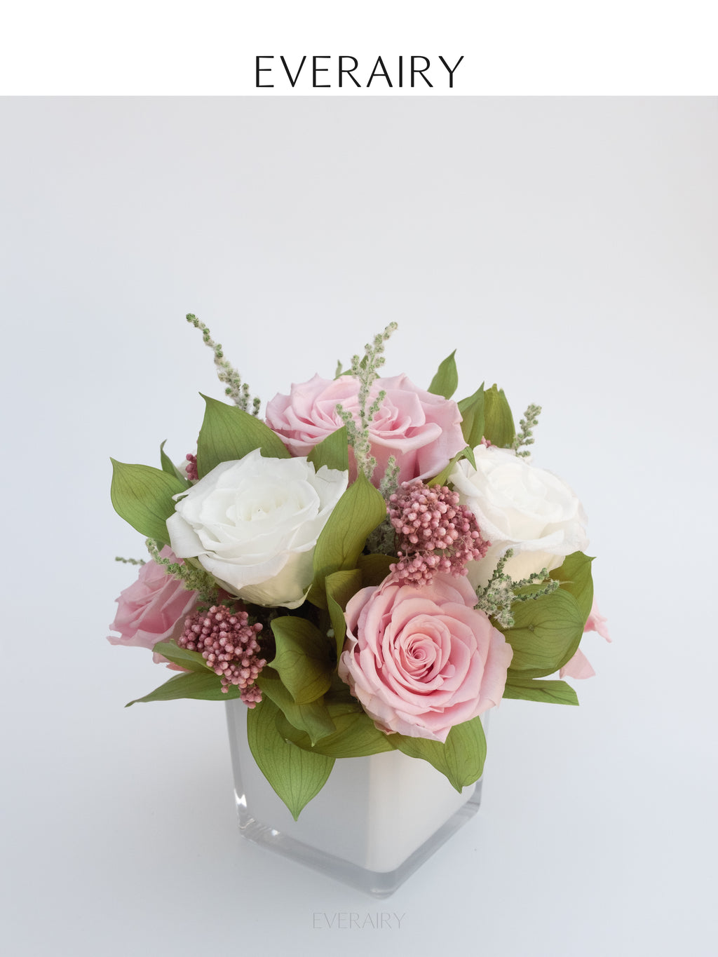 Blush Parterre - Preserved Flower Arrangement