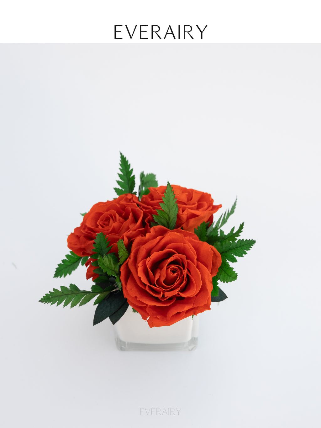 Tangerine Note - Preserved Flower Arrangement