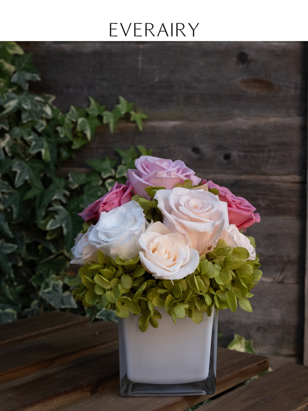 Olive Rose Tapestry - Preserved Flower Arrangement