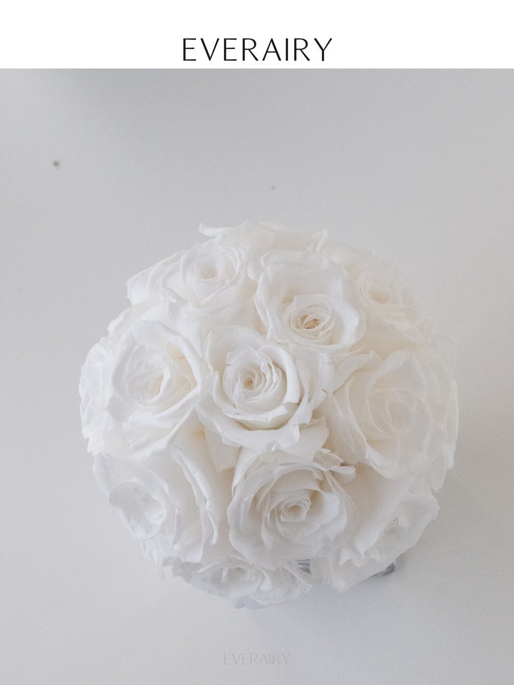 Ivory Embrace - Preserved Flower Arrangement - White