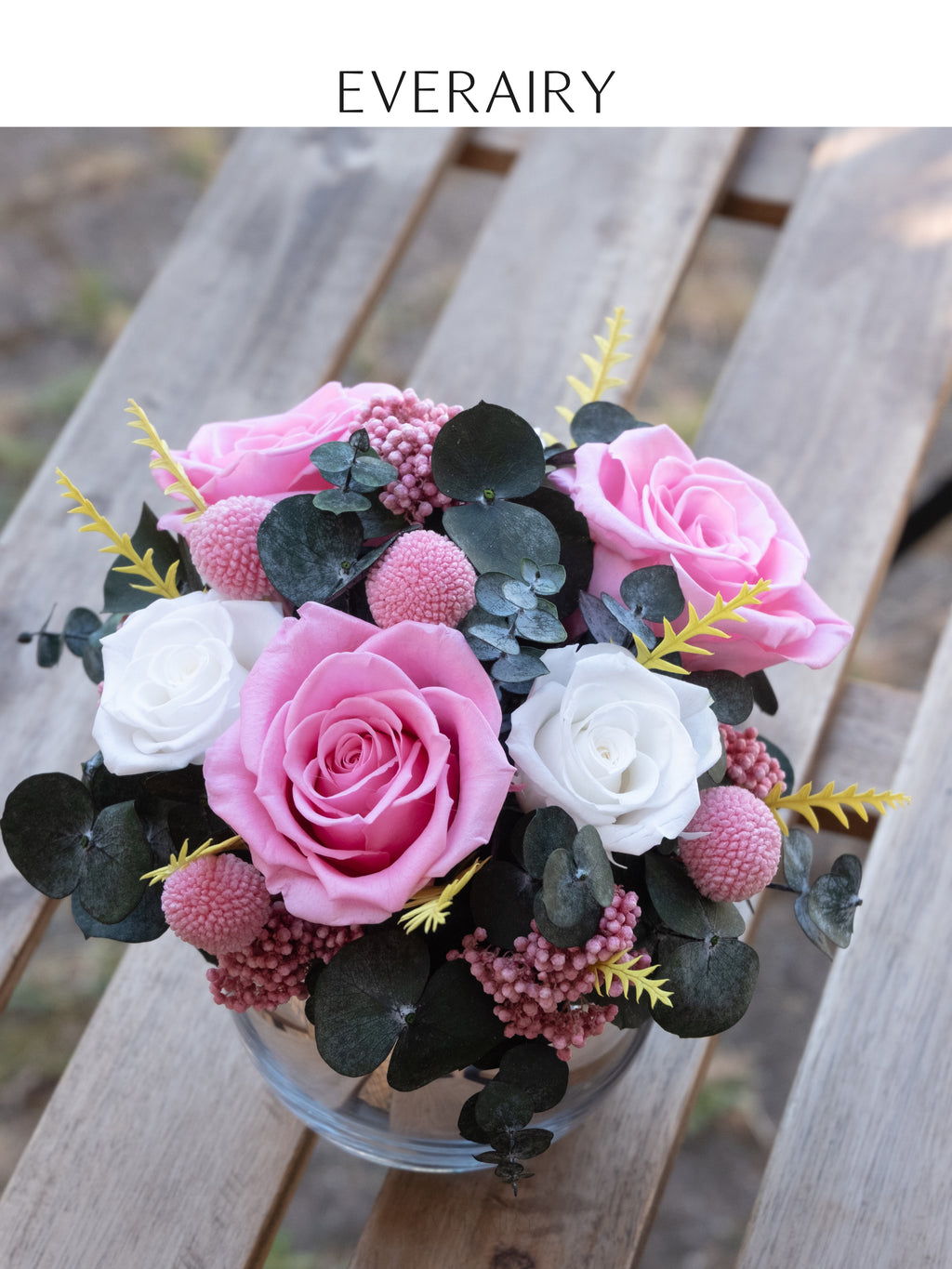 Blush Pom-Pom - Preserved Flower Arrangement