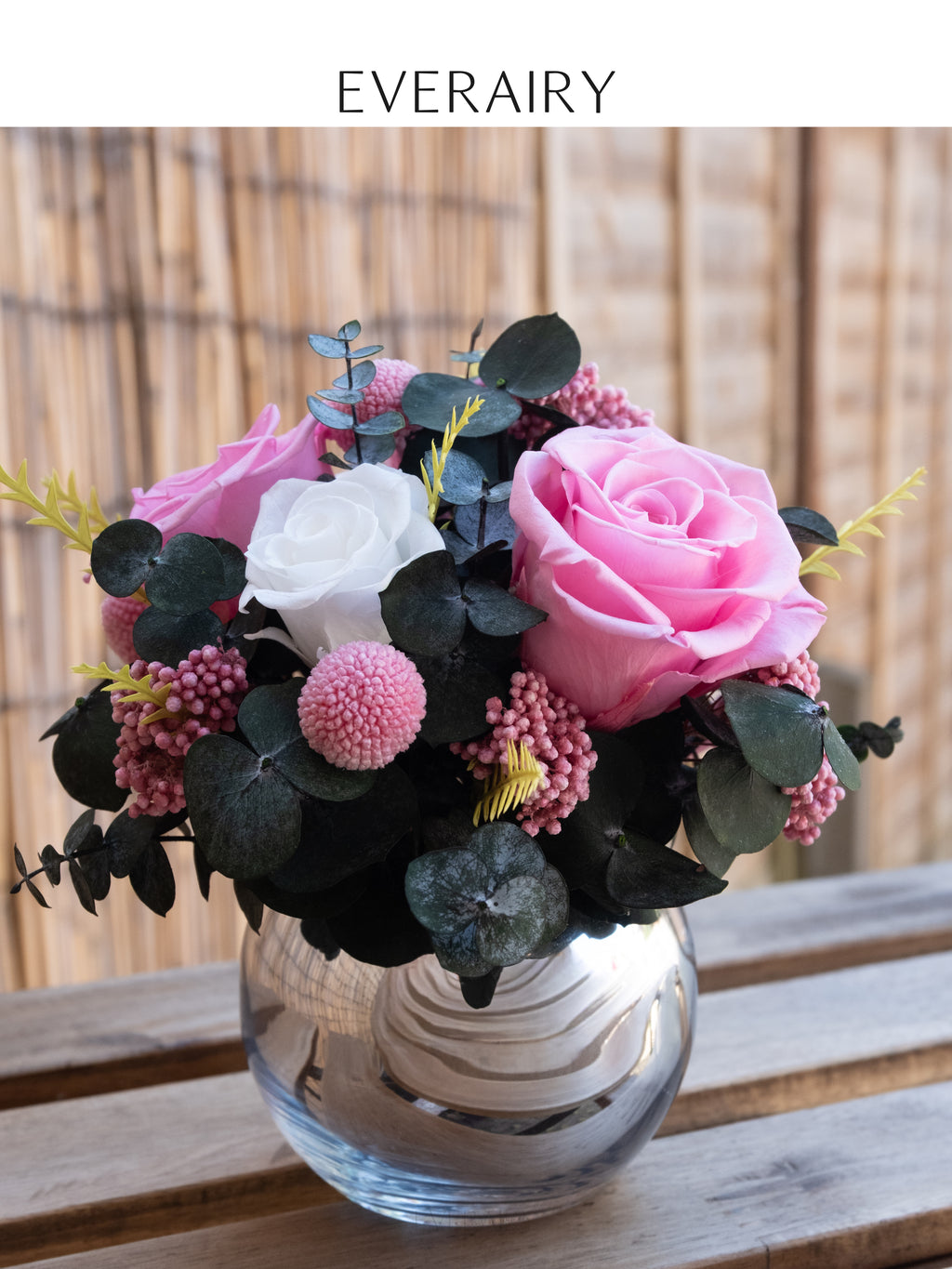 Blush Pom-Pom - Preserved Flower Arrangement