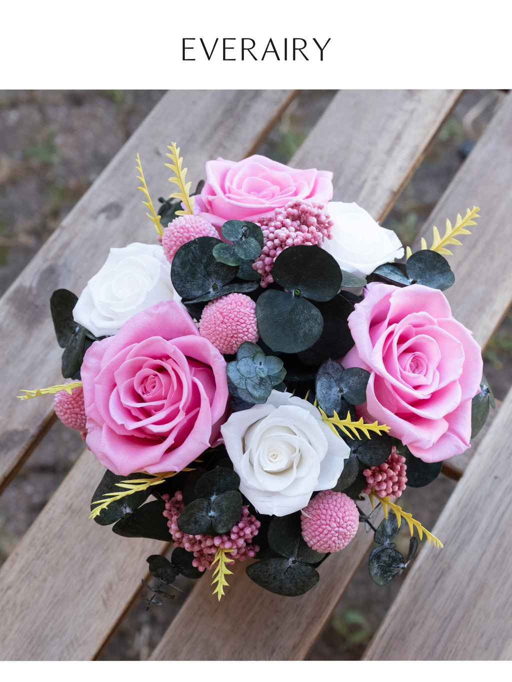 Blush Pom-Pom - Preserved Flower Arrangement