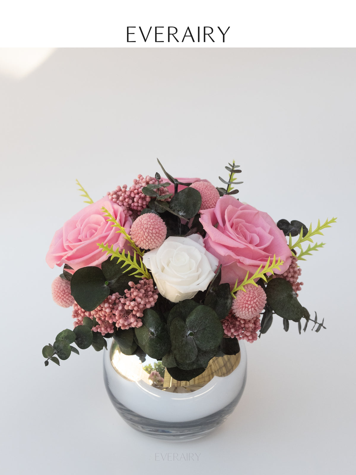 Blush Pom-Pom - Preserved Flower Arrangement