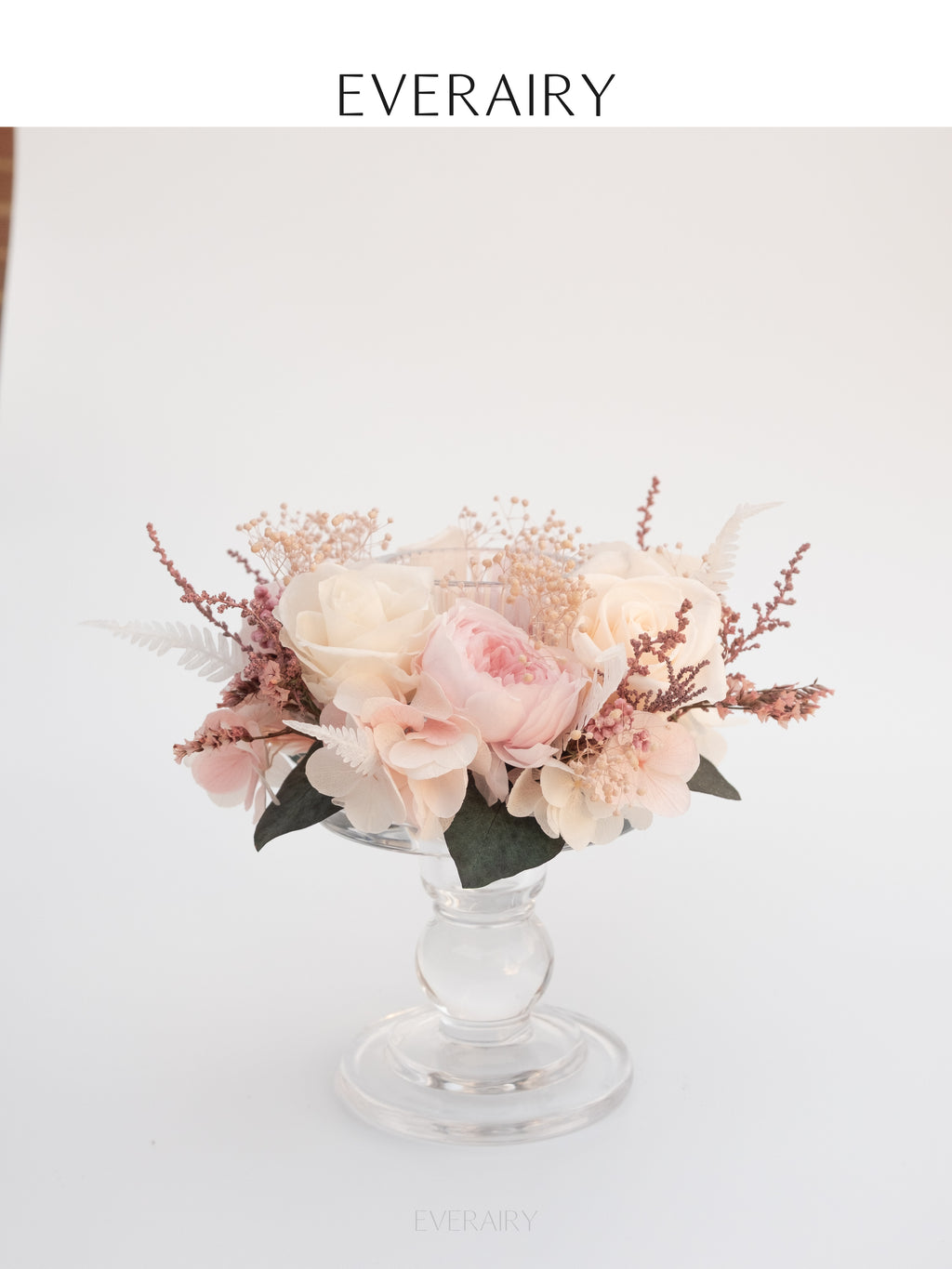 Roseglow - Preserved Flower Candleholder