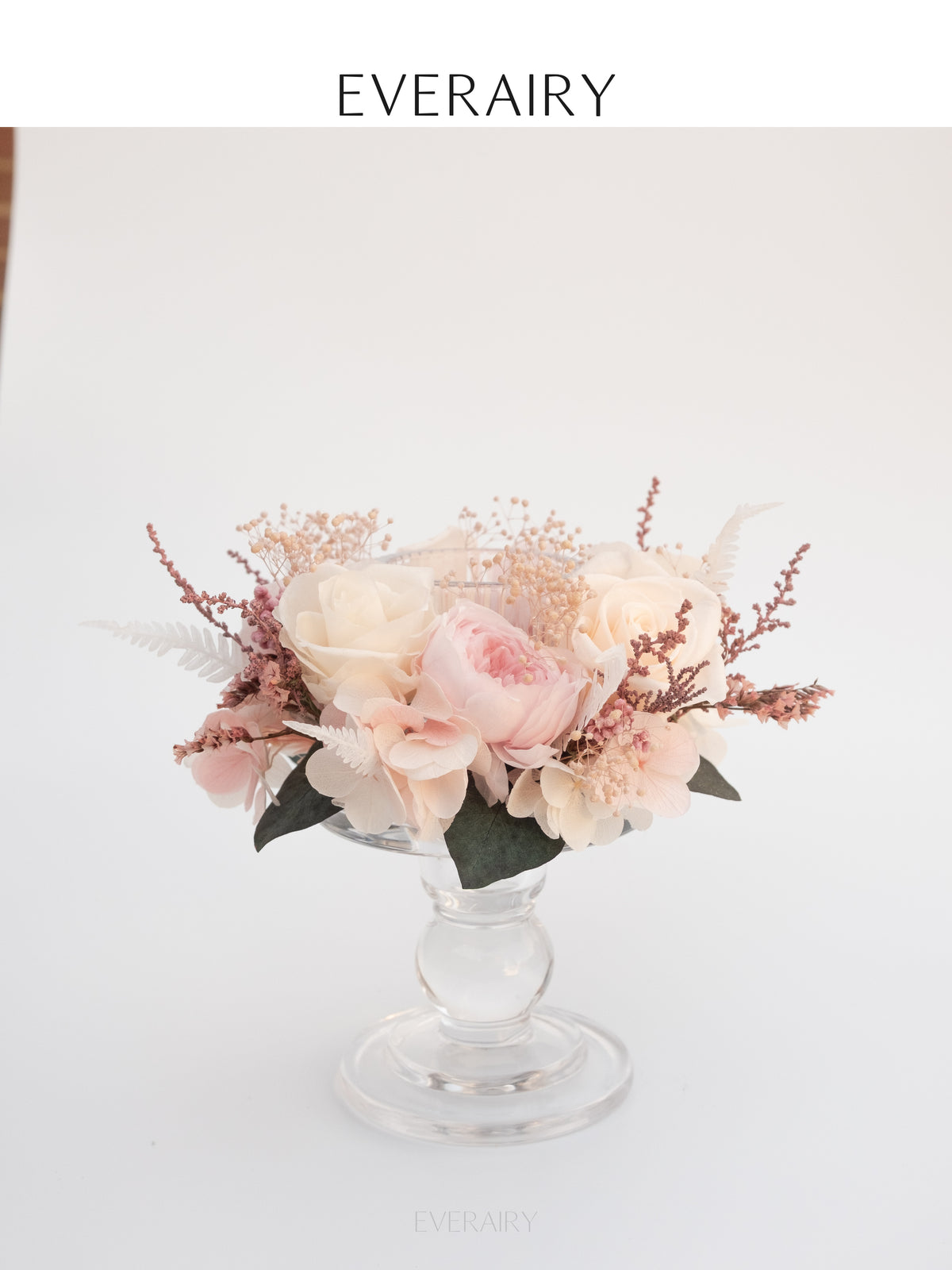 Roseglow - Preserved Flower Candleholder