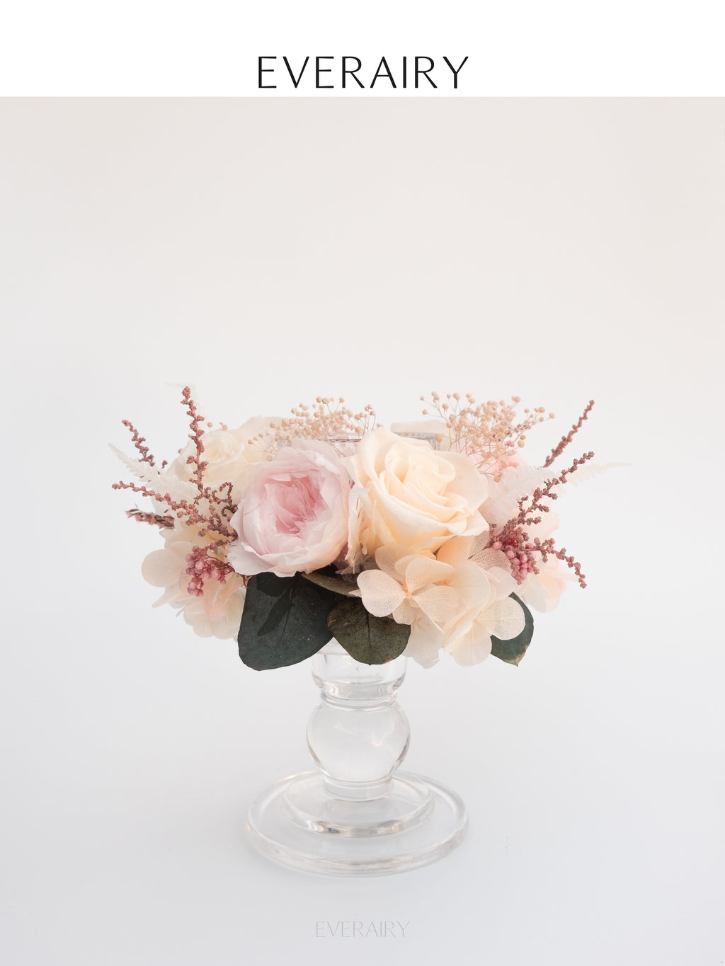 Roseglow - Preserved Flower Candleholder