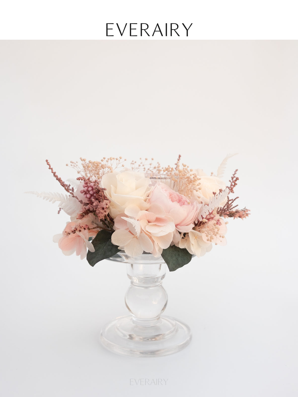 Roseglow - Preserved Flower Candleholder