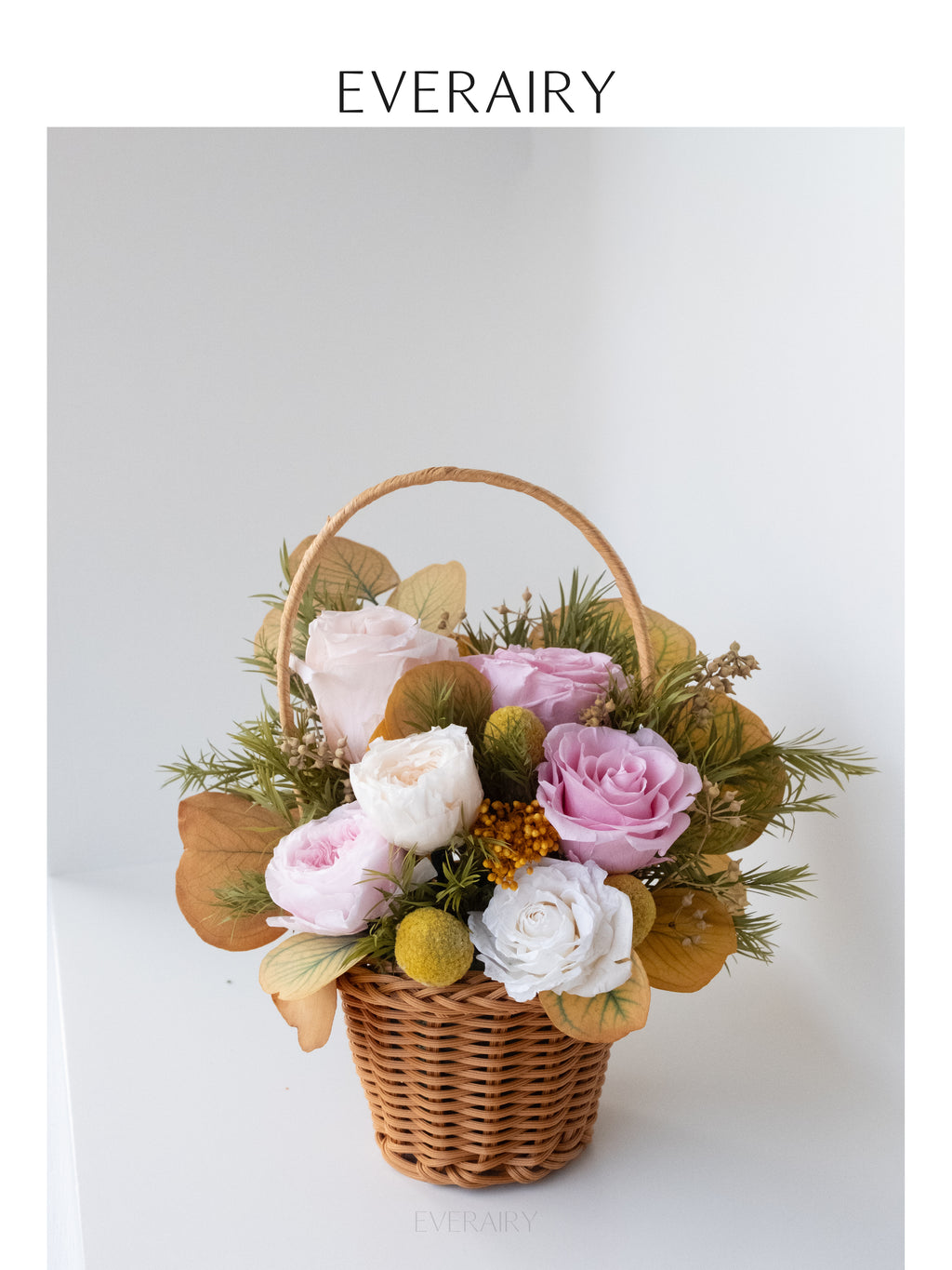 Golden Meadow - Preserved Flower Basket