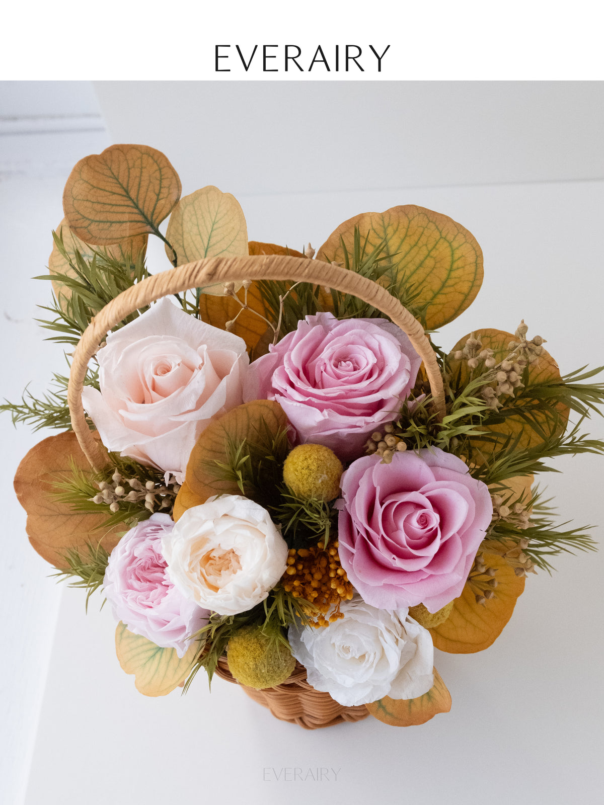 Golden Meadow - Preserved Flower Basket