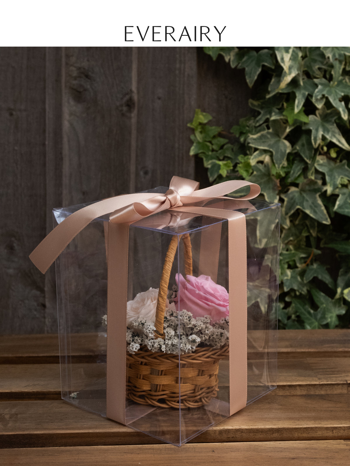 Petite Rosebasket - Preserved Flower Basket