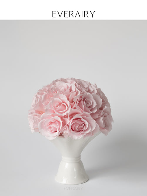 Blush Fold - Preserved Flower Arrangement - Pink