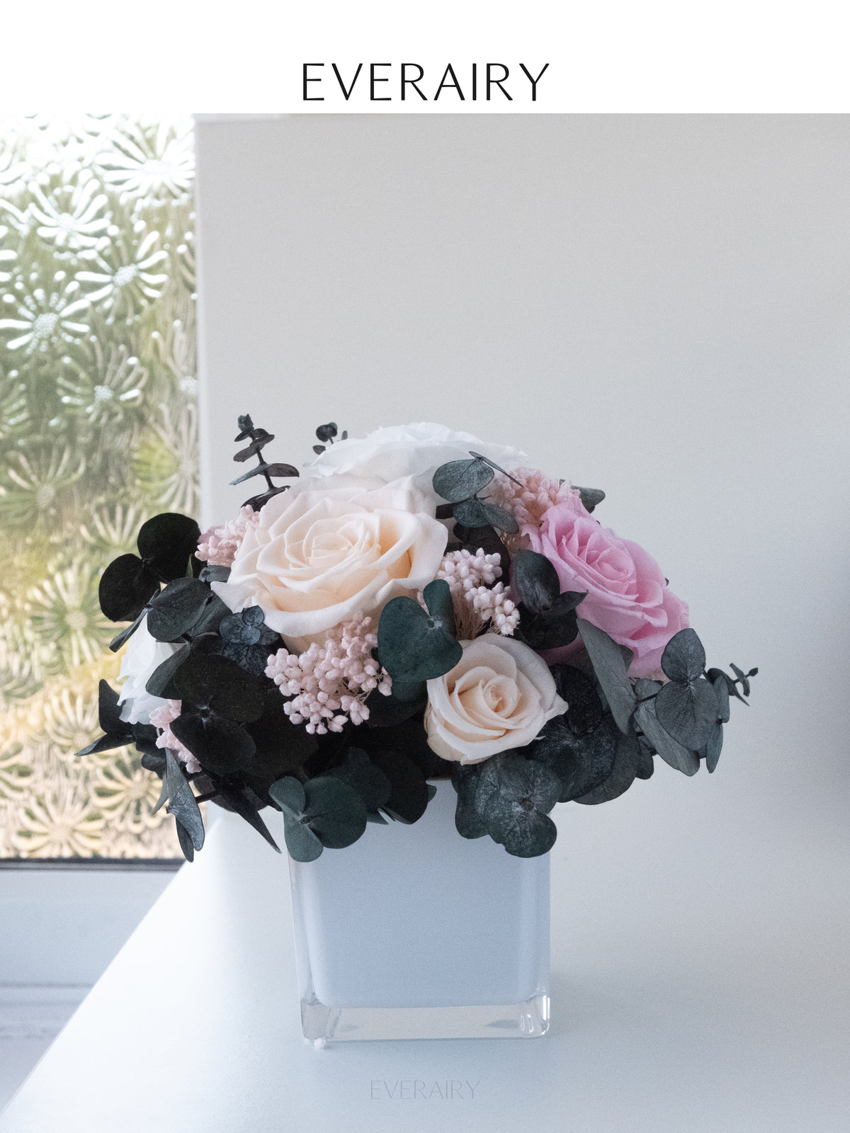 Champagne Mosaic - Preserved Flower Arrangement