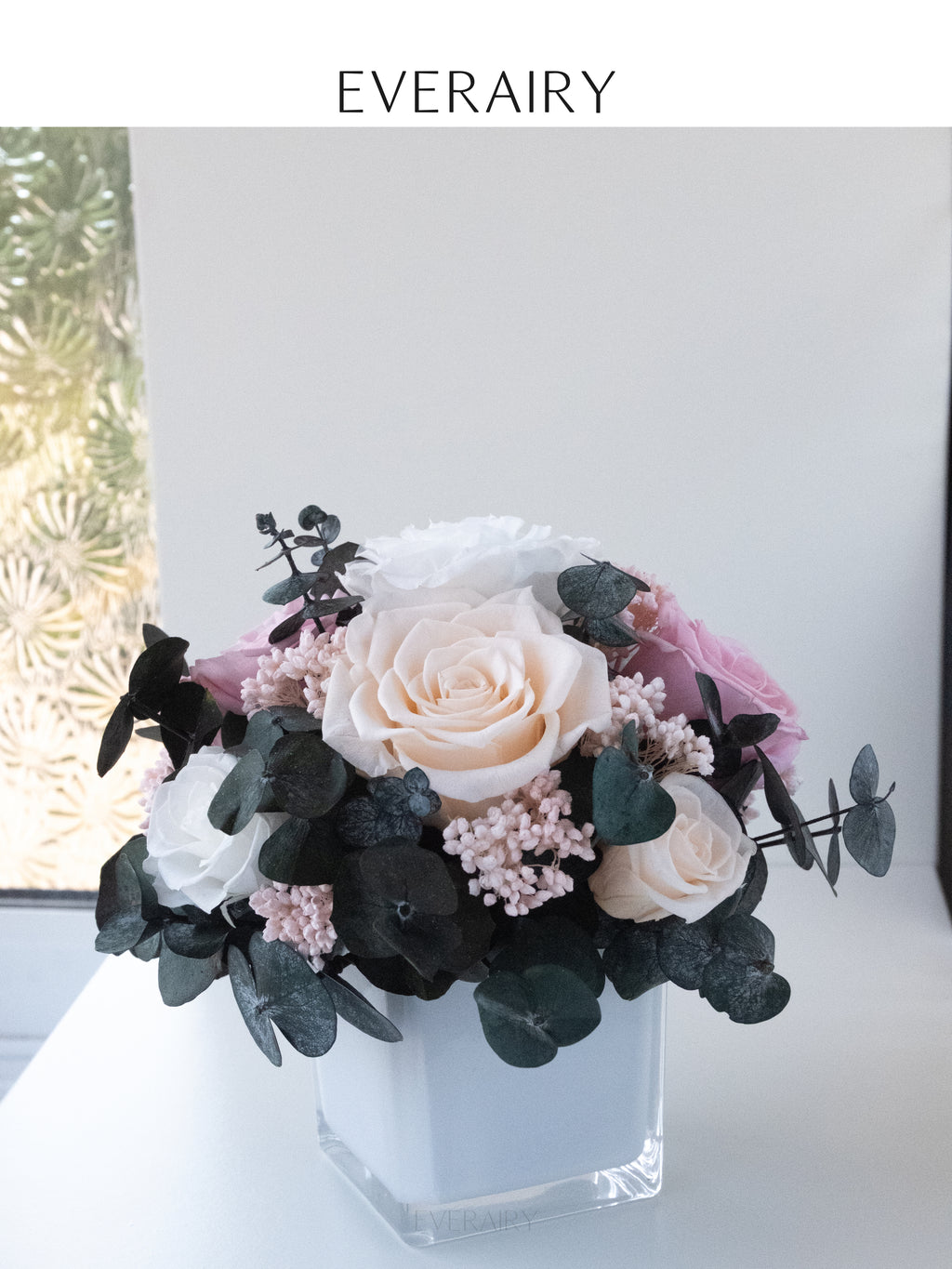 Champagne Mosaic - Preserved Flower Arrangement