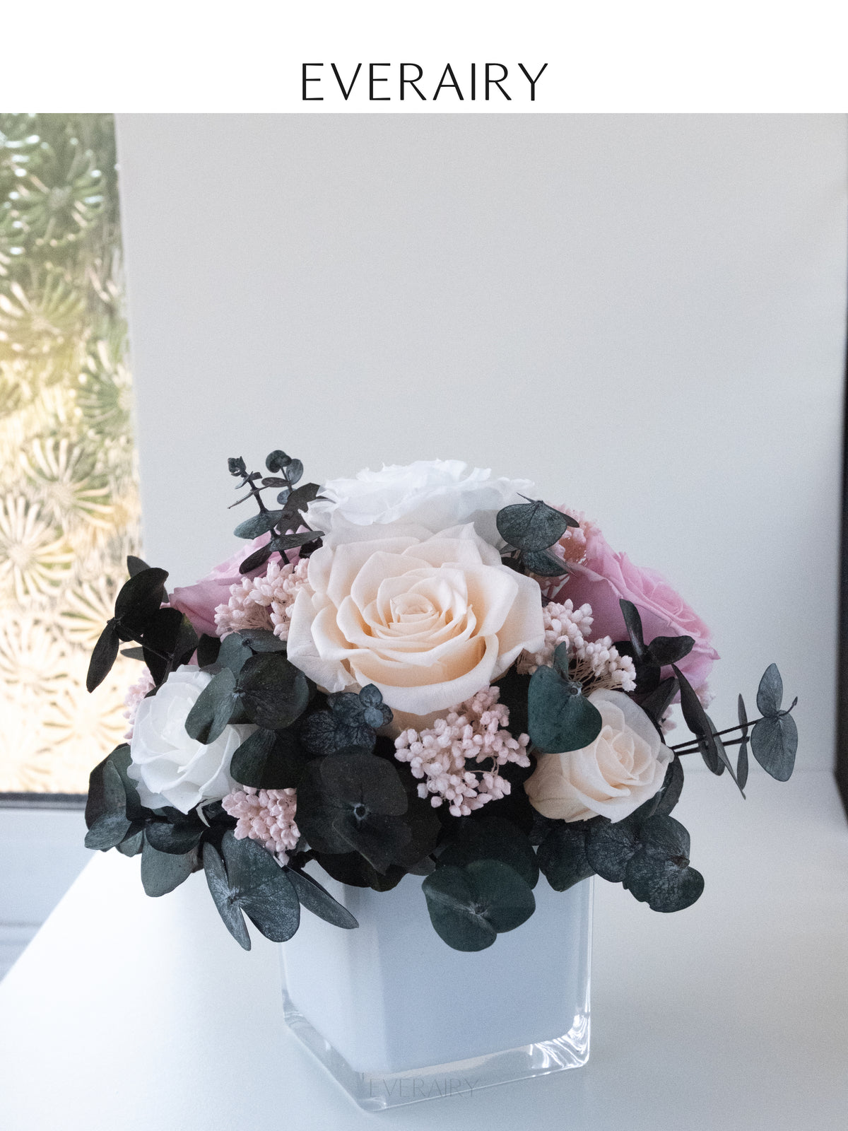 Champagne Mosaic - Preserved Flower Arrangement