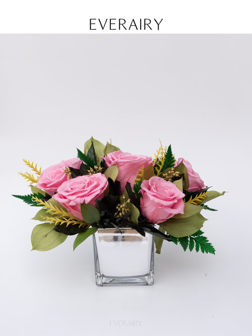 Blush Horizon - Preserved Flower Arrangement