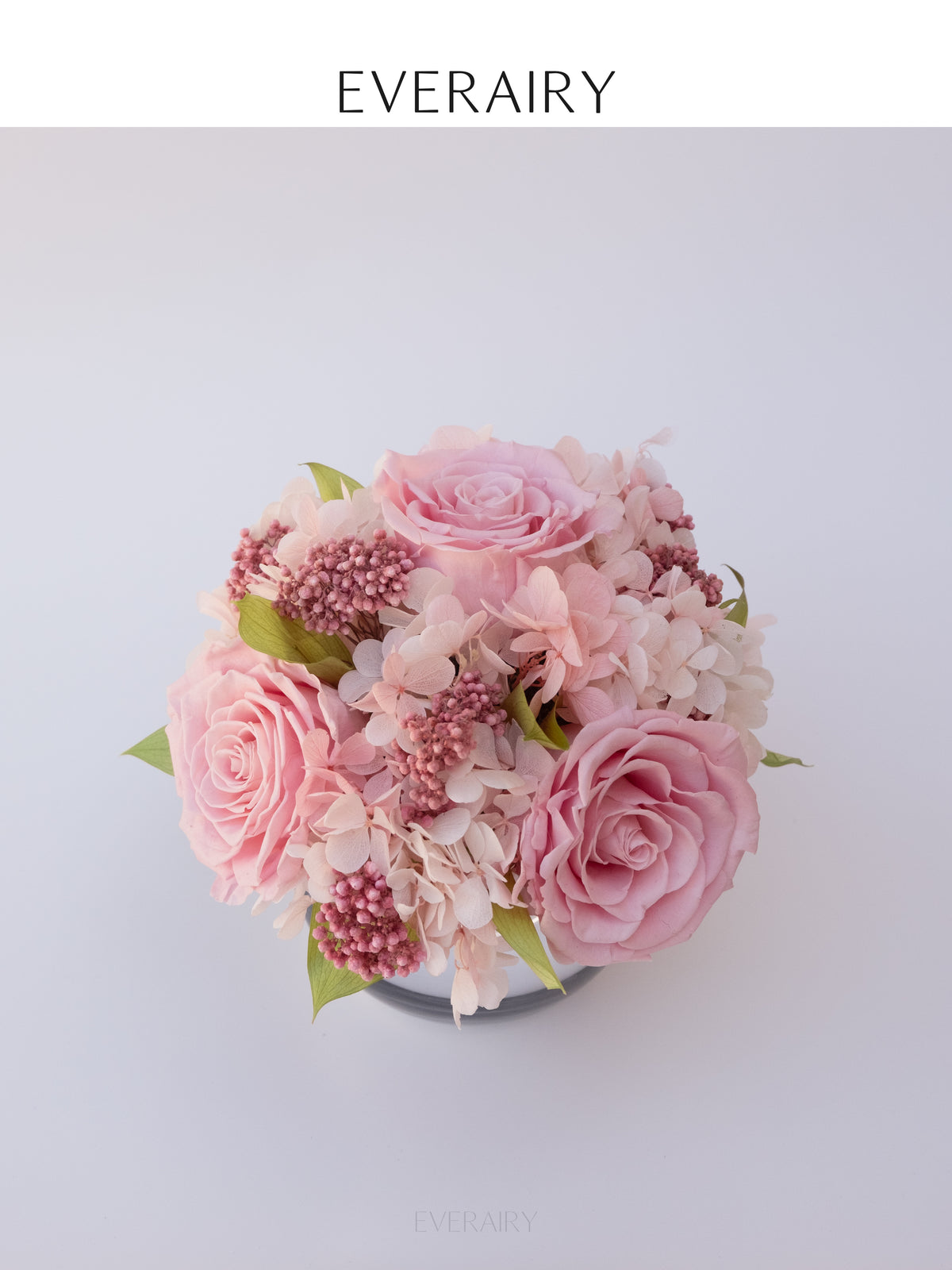 Blush Cloud Quartet - Preserved Flower Arrangement