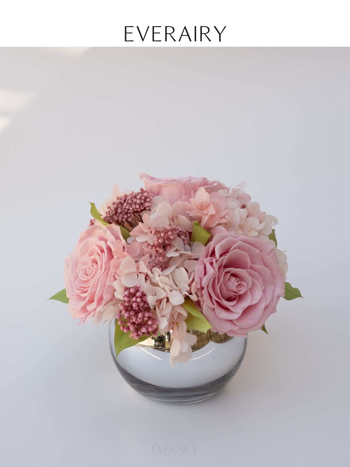 Blush Cloud Quartet - Preserved Flower Arrangement