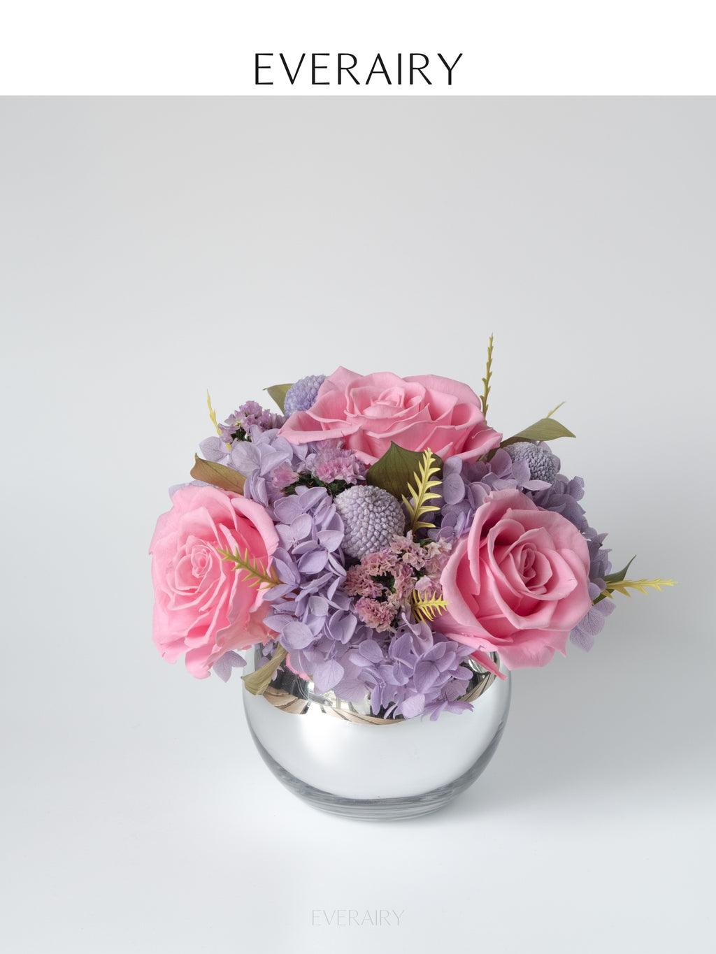 Violet Blush Quartet - Preserved Flower Arrangement