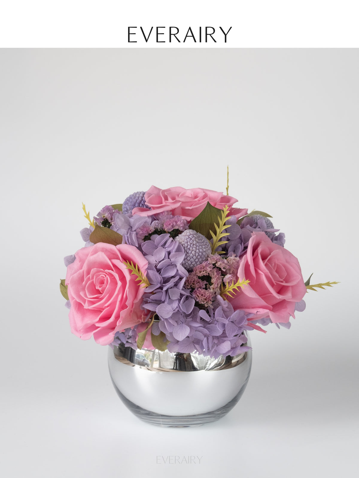 Violet Blush Quartet - Preserved Flower Arrangement