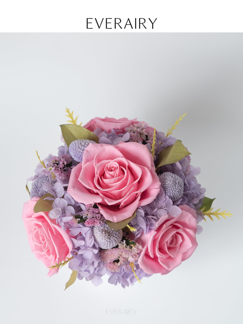 Violet Blush Quartet - Preserved Flower Arrangement