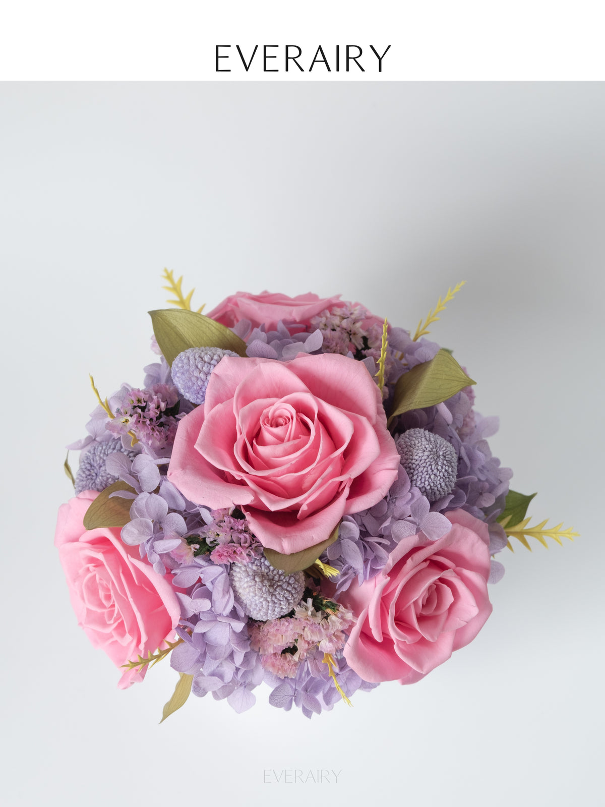 Violet Blush Quartet - Preserved Flower Arrangement