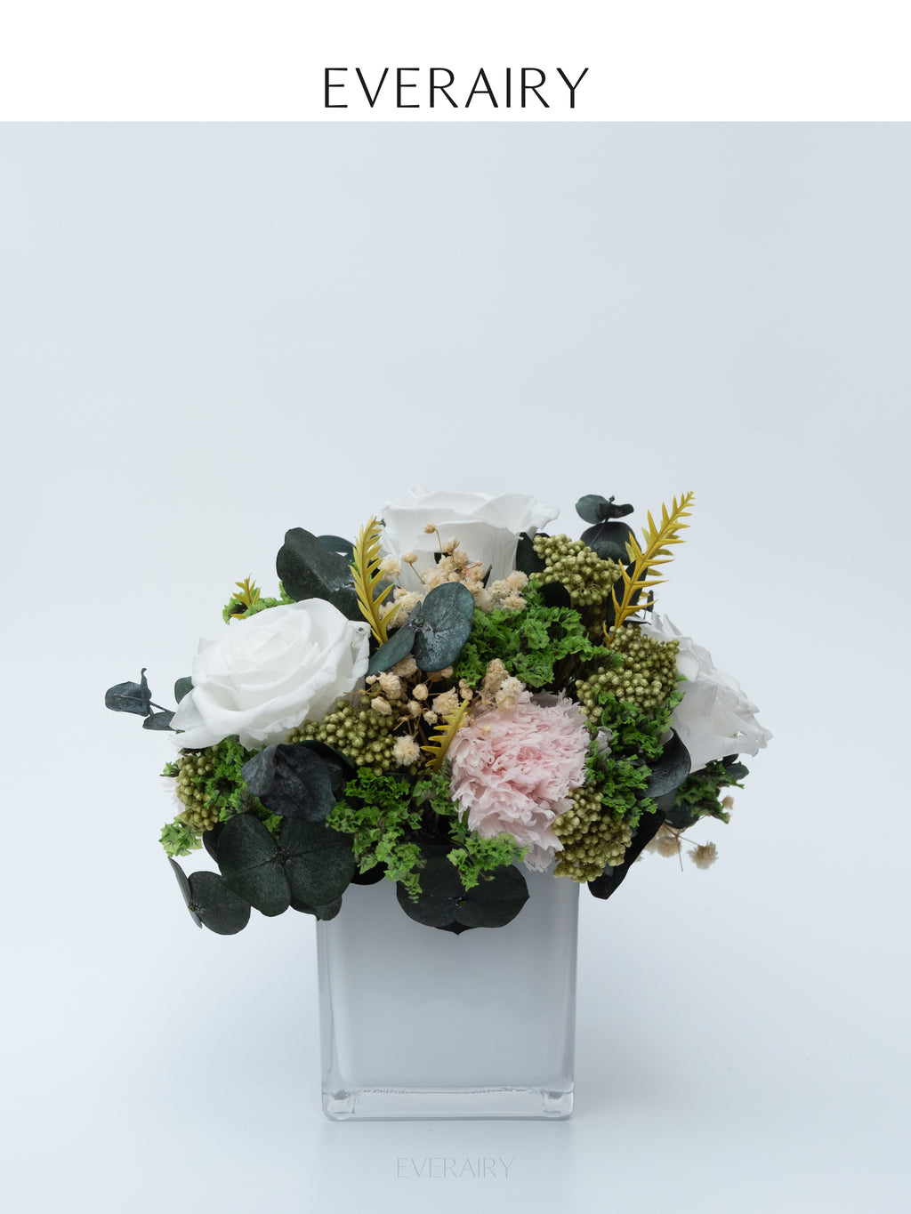 Ivory Blush Garden - Preserved Flower Arrangement